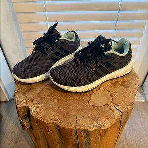 Adidas UltraBoost Black/ Light Green Woman’s size 7.5 Sneakers